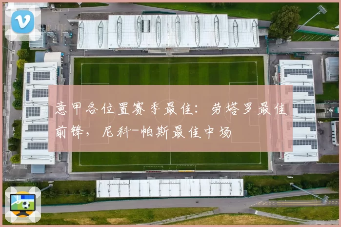 意甲各位置赛季最佳:劳塔罗最佳前锋,尼科-帕斯最佳中场