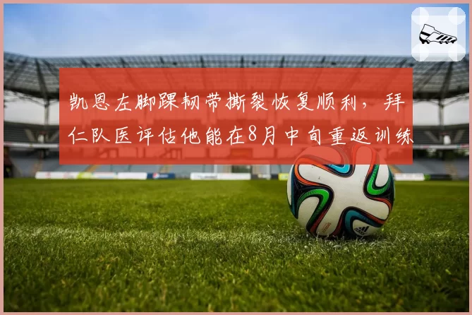 凯恩左脚踝韧带撕裂恢复顺利,拜仁队医评估他能在8月中旬重返训练